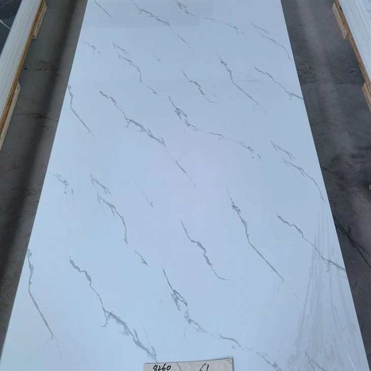 Valkoinen marmori PVC -paneeli